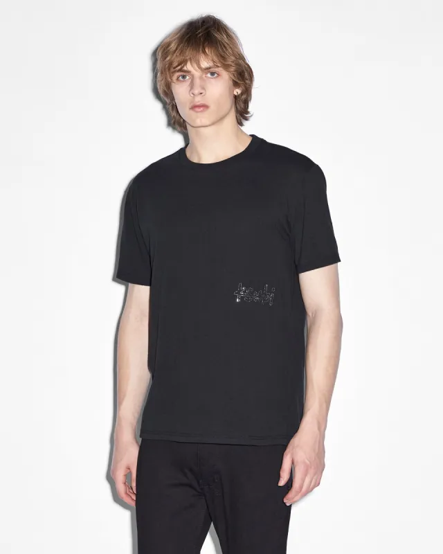 KRYSTAL BLING KASH SS TEE BLACK sold by Ksubi