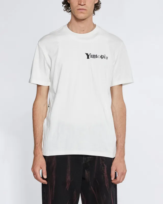 YOUTOPIA KASH SS TEE VINTAGE WHITE sold by Ksubi