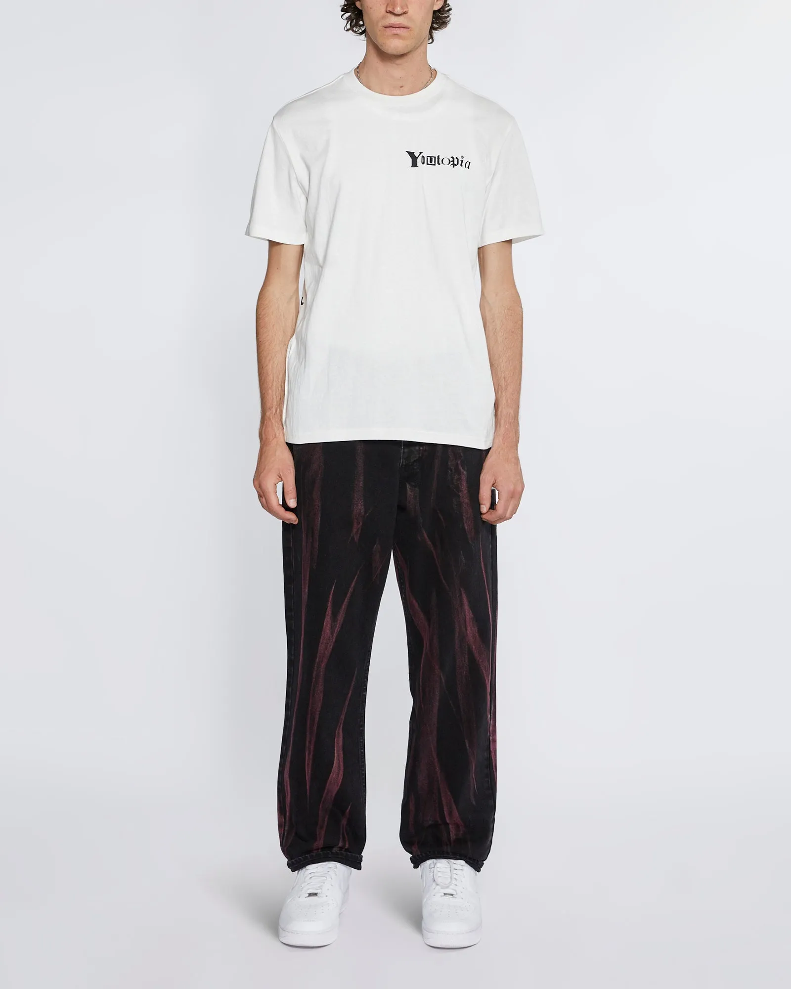 YOUTOPIA KASH SS TEE VINTAGE WHITE sold by Ksubi product image thumbnail 3