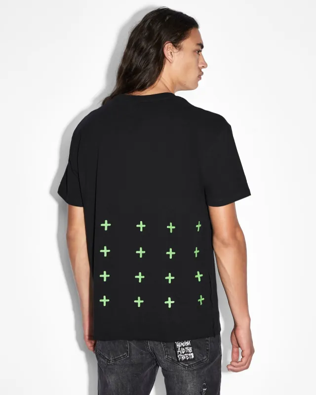 4X4 BIGGIE SS TEE BLACK GREEN sold by Ksubi
