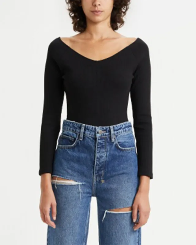 MARIAH BODYSUIT BLACK sold by Ksubi