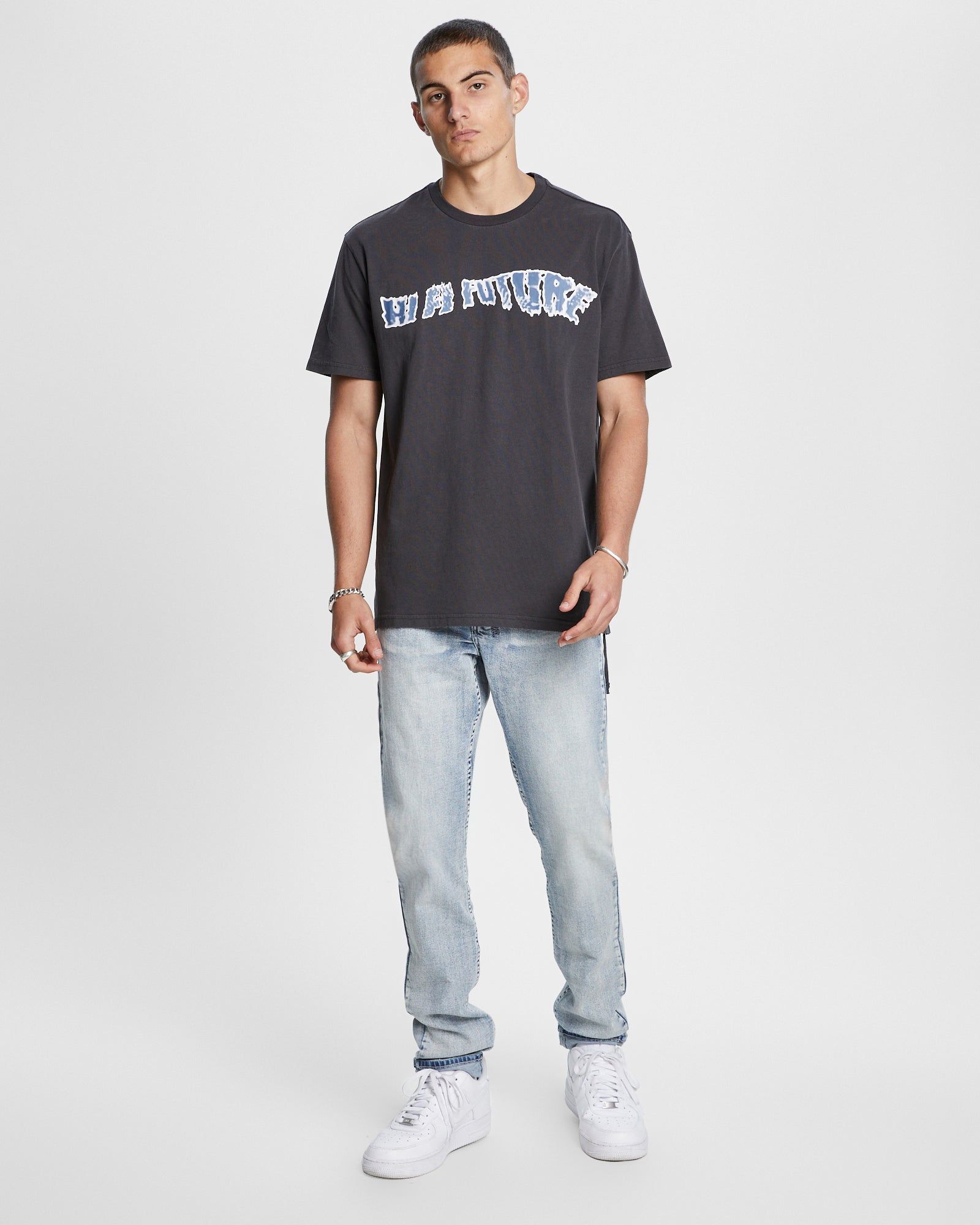 FUTURE KASH SS TEE FADED BLACK sold by Ksubi product image thumbnail 2