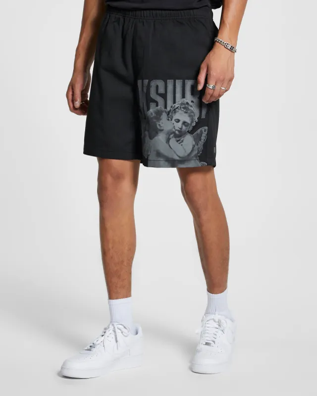 HIGH LOVER WALKSHORT BLACK sold by Ksubi