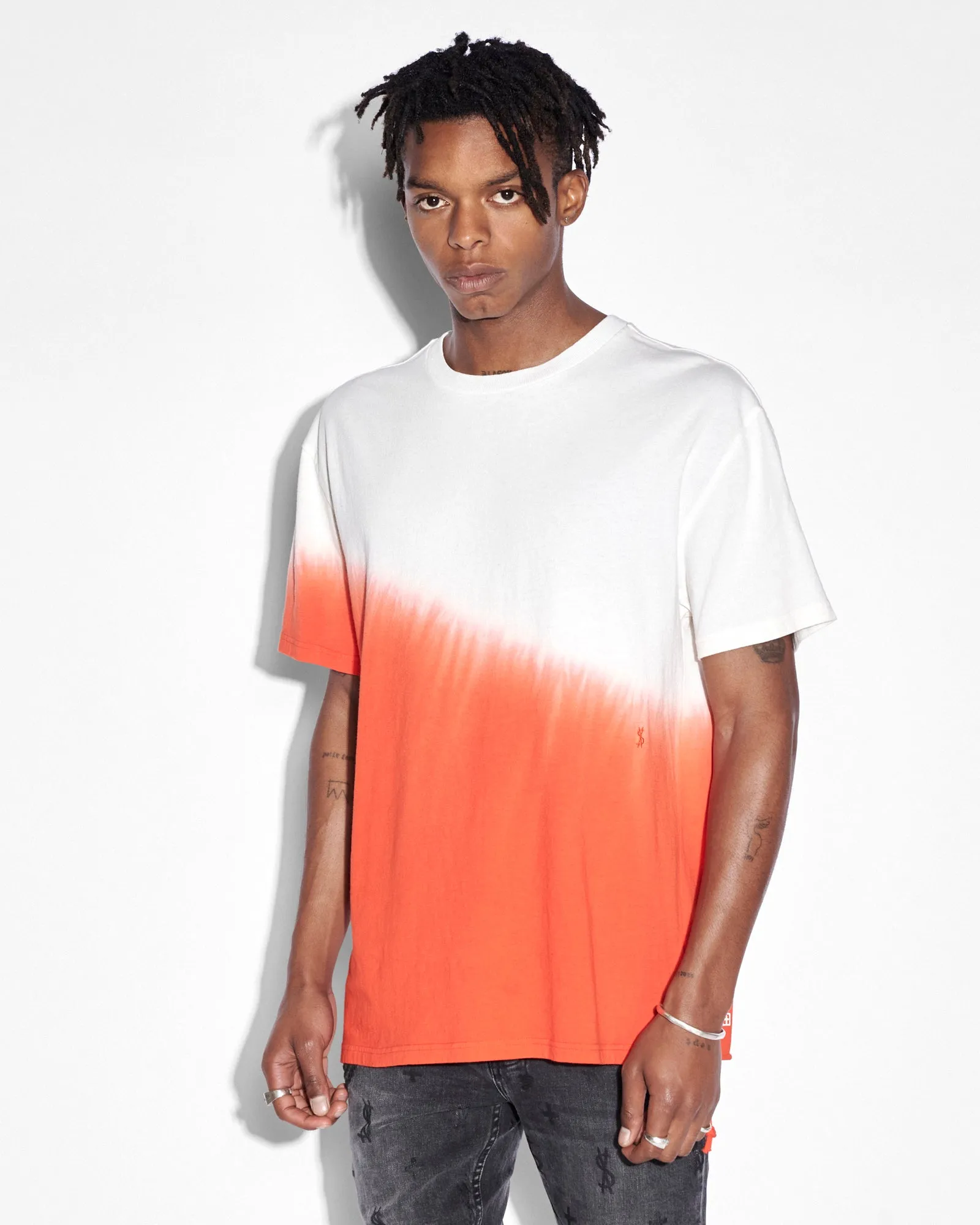 DANCERS BIGGIE SS TEE FIRE sold by Ksubi