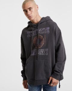 UNIVERSITY BIGGIE HOODIE FADED BLACK sold by Ksubi