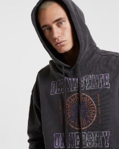UNIVERSITY BIGGIE HOODIE FADED BLACK sold by Ksubi