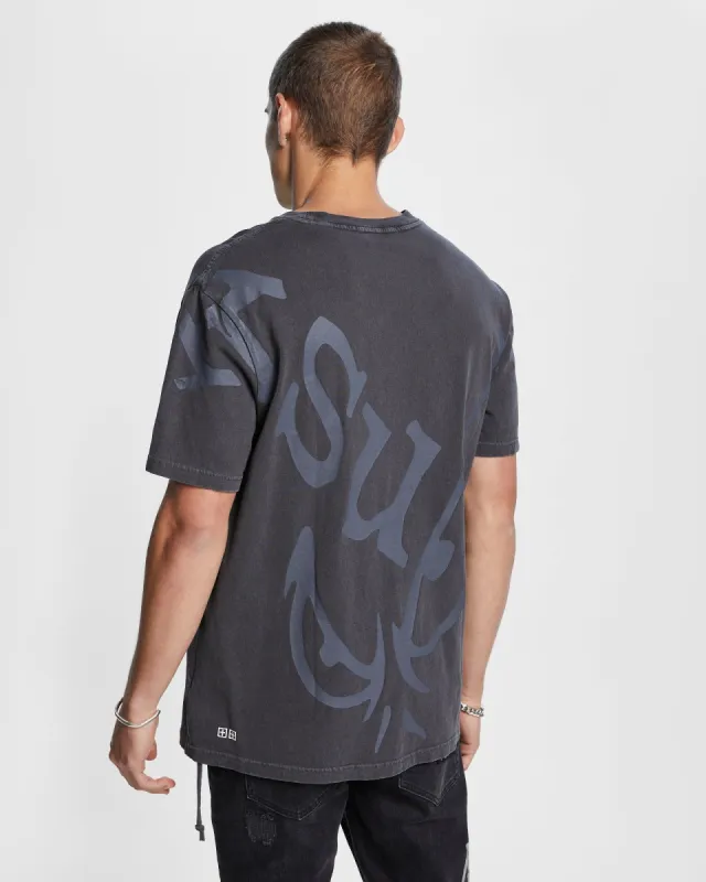 KSUBEYE KASH SS TEE FADED BLAC made by Ksubi