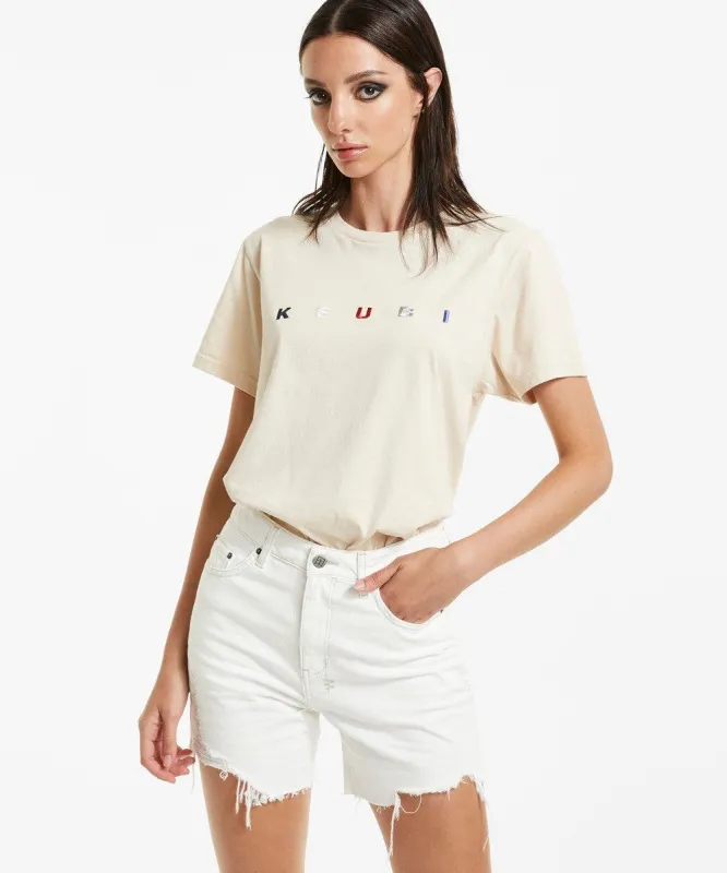 EMBLEME KLASSIC TEE SAND sold by Ksubi