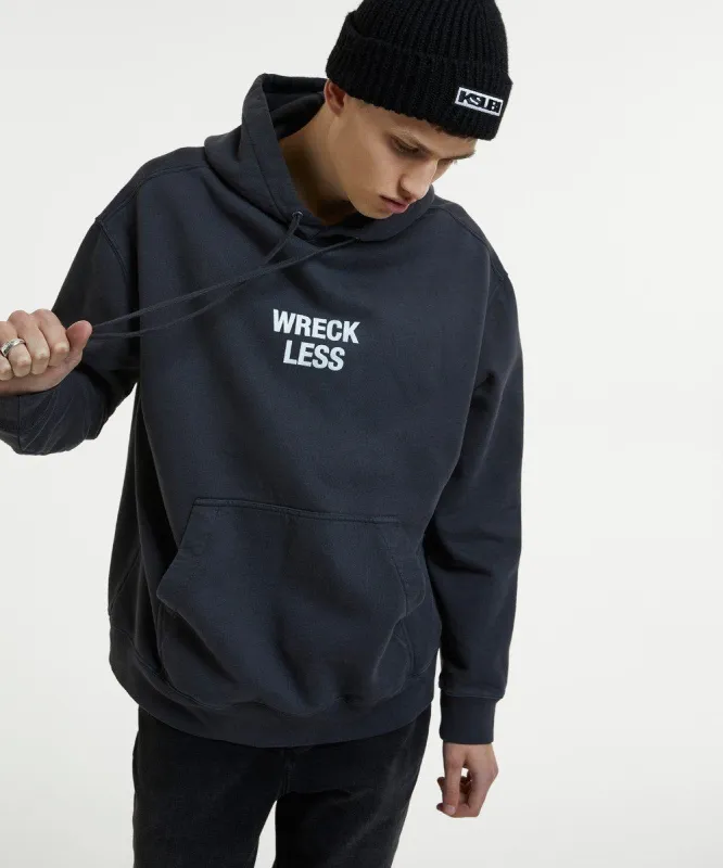 SUBCULTURE HOODIE WASHED BLACK sold by Ksubi