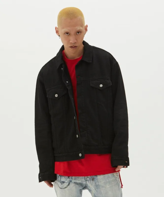 OH G JACKET TAINTED BLACK sold by Ksubi