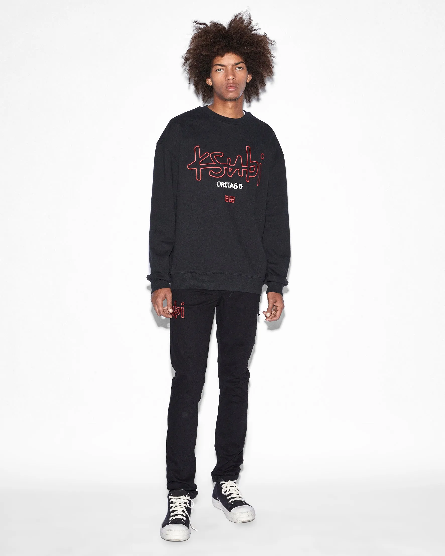 CHITCH CHICAGO LAID BLACK sold by Ksubi product image thumbnail 2