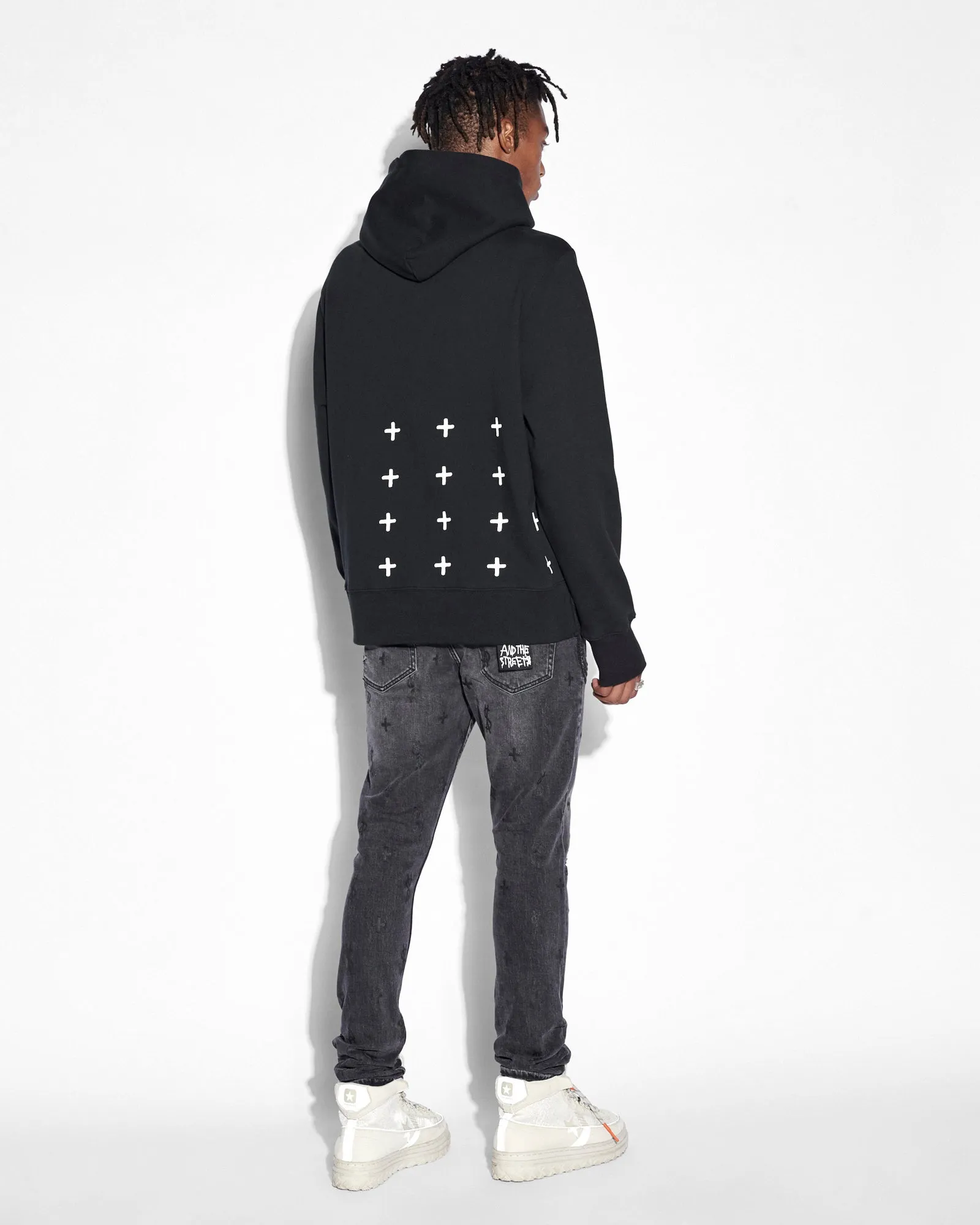 GRAFF KASH HOODIE JET BLACK sold by Ksubi product image thumbnail 4