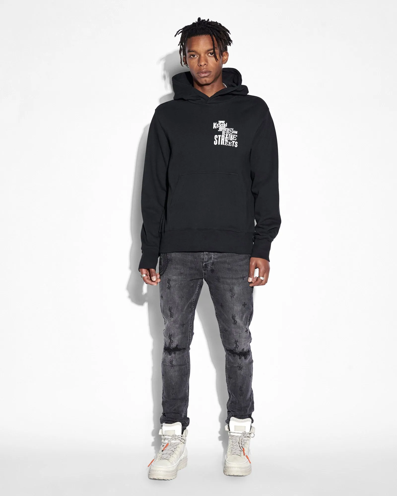 GRAFF KASH HOODIE JET BLACK sold by Ksubi product image thumbnail 3