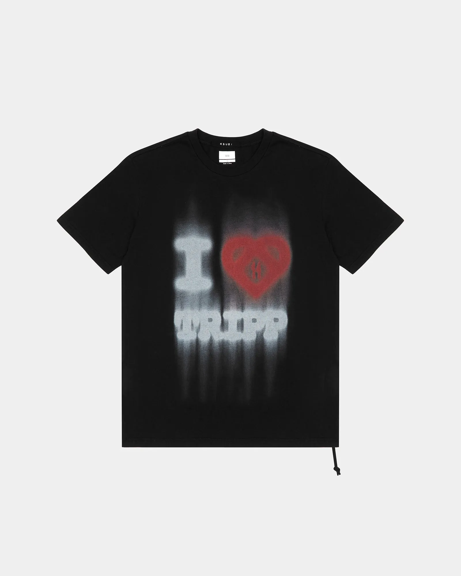 LOVE TRIP KASH SS TEE JET BLACK sold by Ksubi product image thumbnail 5