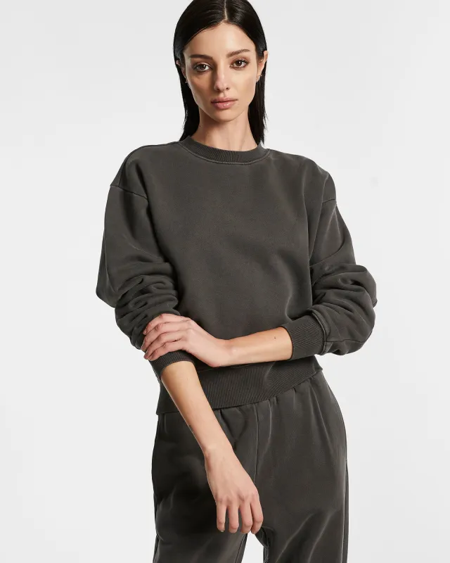 3 X 4 KLASSIC CREW CHARCOAL sold by Ksubi