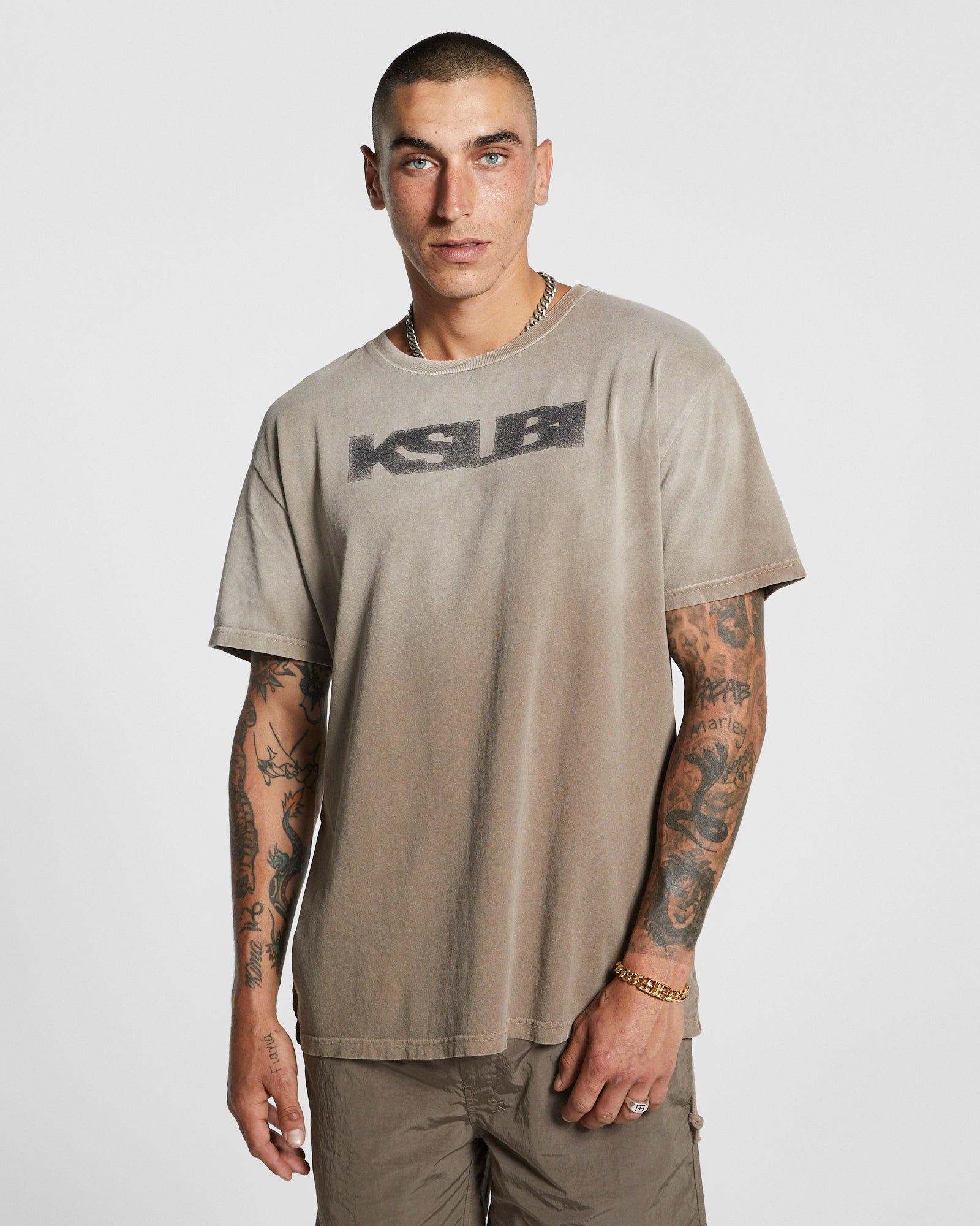 SOTT BIGGIE SS TEE CLAY sold by Ksubi product image thumbnail 5