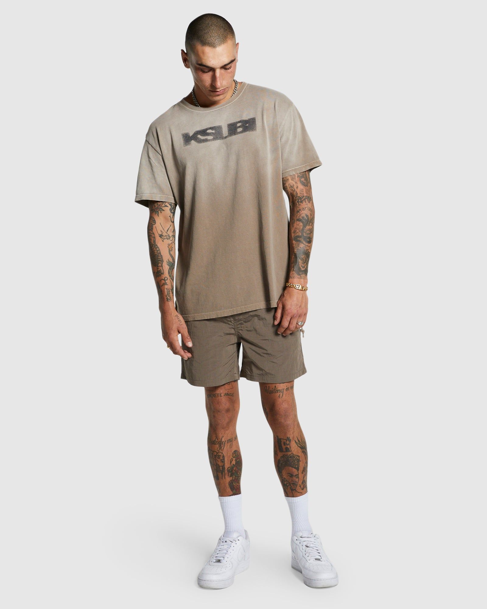 SOTT BIGGIE SS TEE CLAY sold by Ksubi product image thumbnail 4