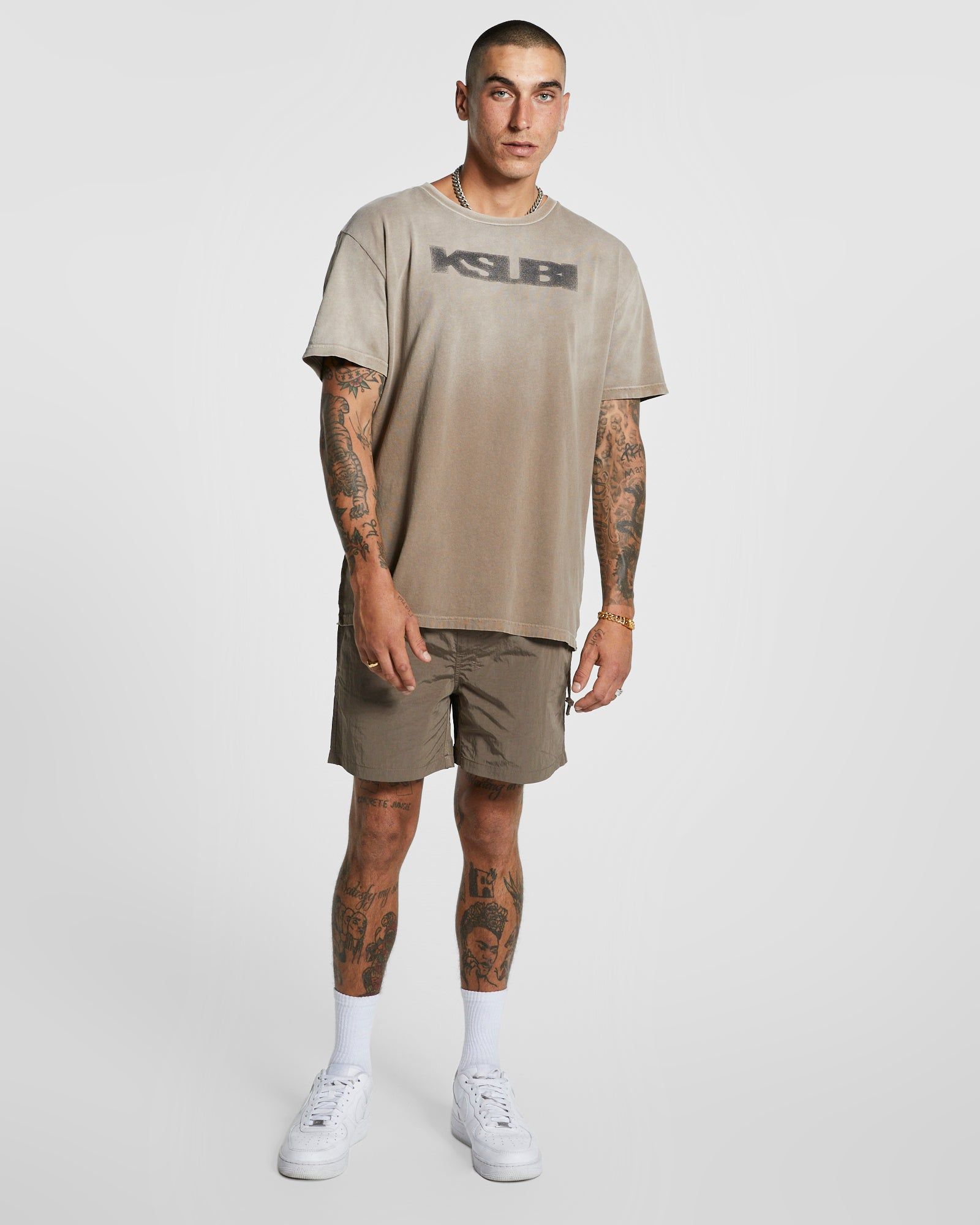 SOTT BIGGIE SS TEE CLAY sold by Ksubi product image thumbnail 3
