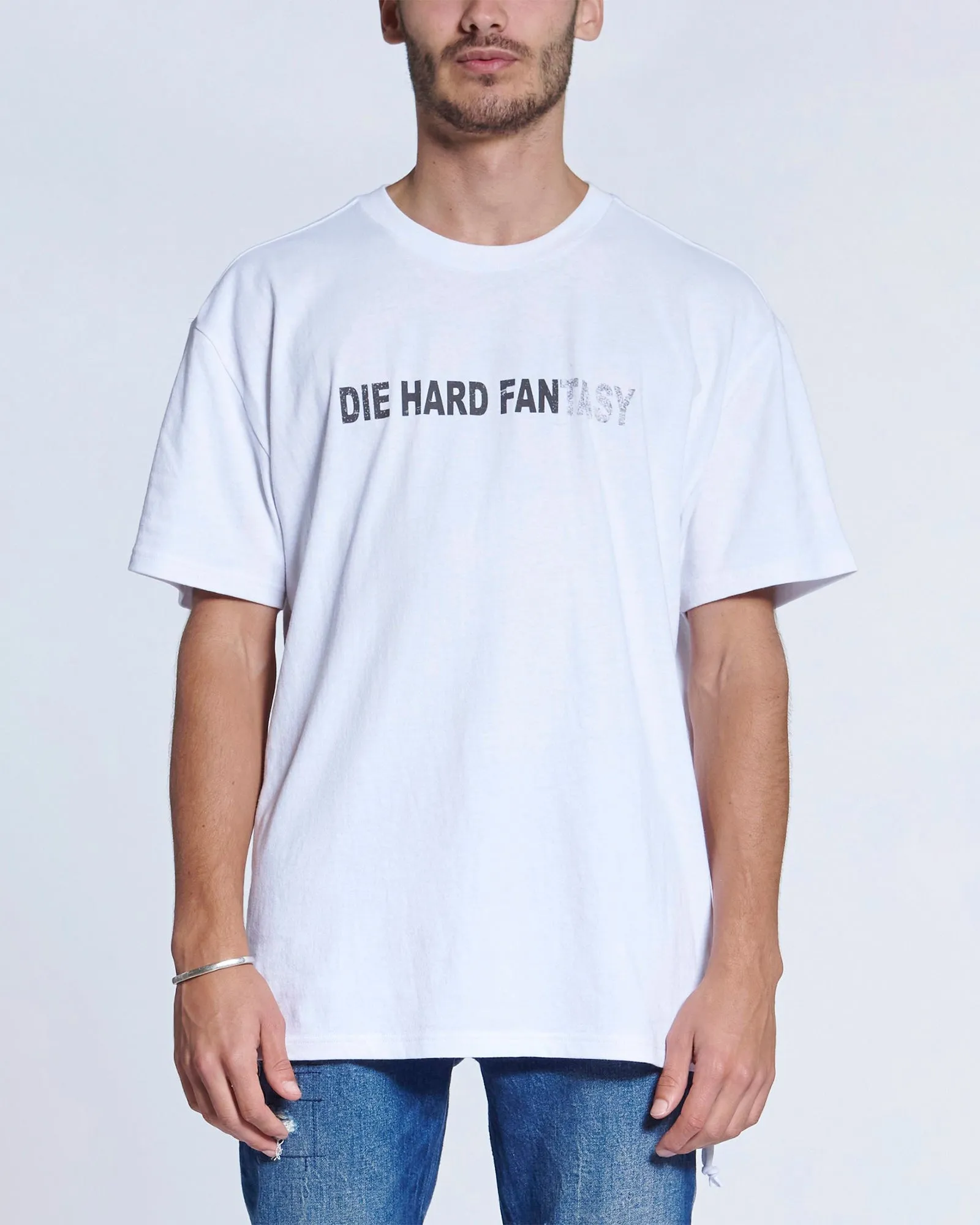 FAN BIGGIE SS TEE WHITE sold by Ksubi