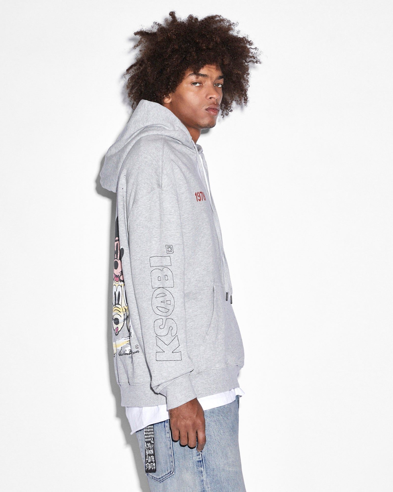 WASABI BIGGIE HOODIE GREY MARLE sold by Ksubi product image thumbnail 7