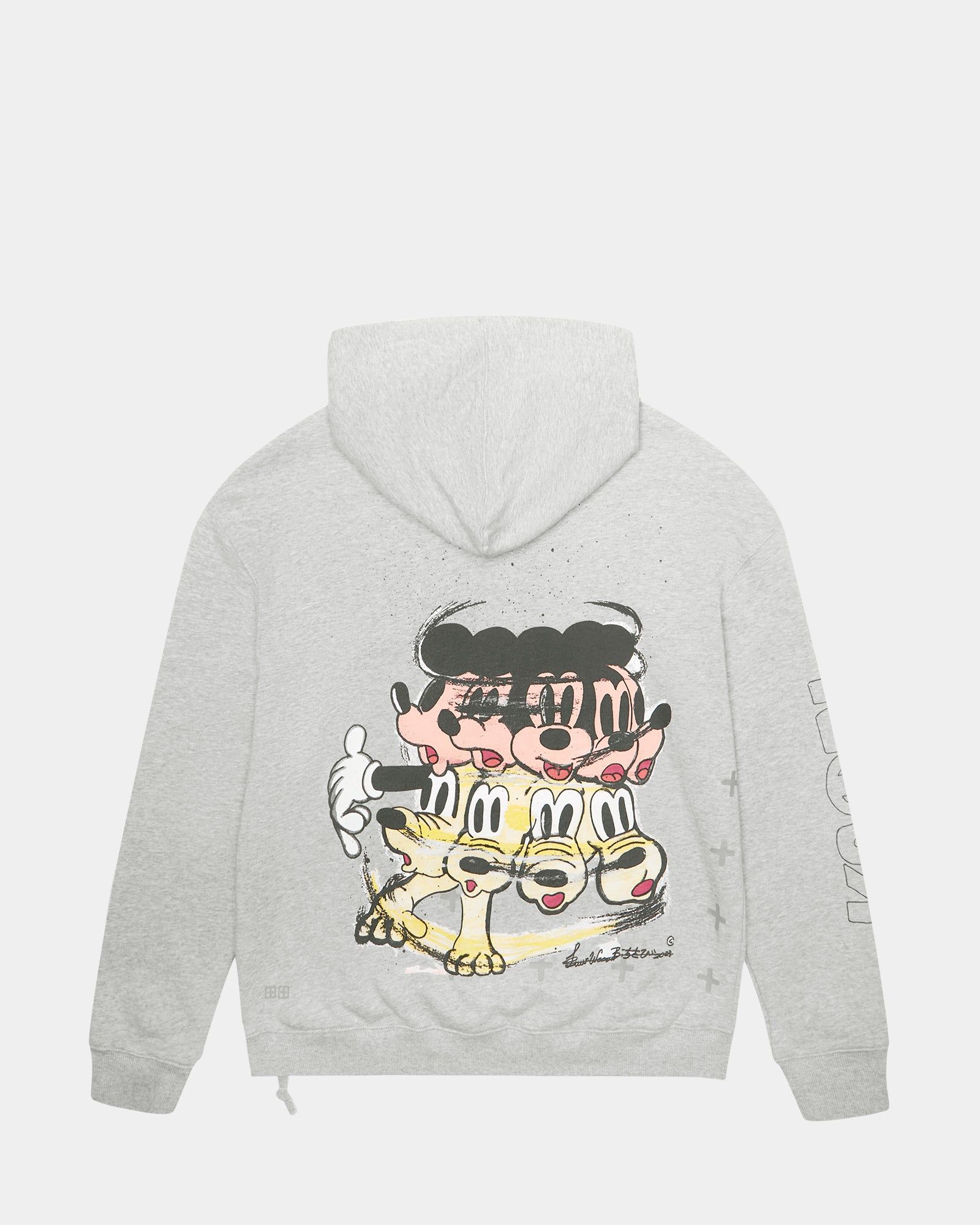 WASABI BIGGIE HOODIE GREY MARLE sold by Ksubi product image thumbnail 4