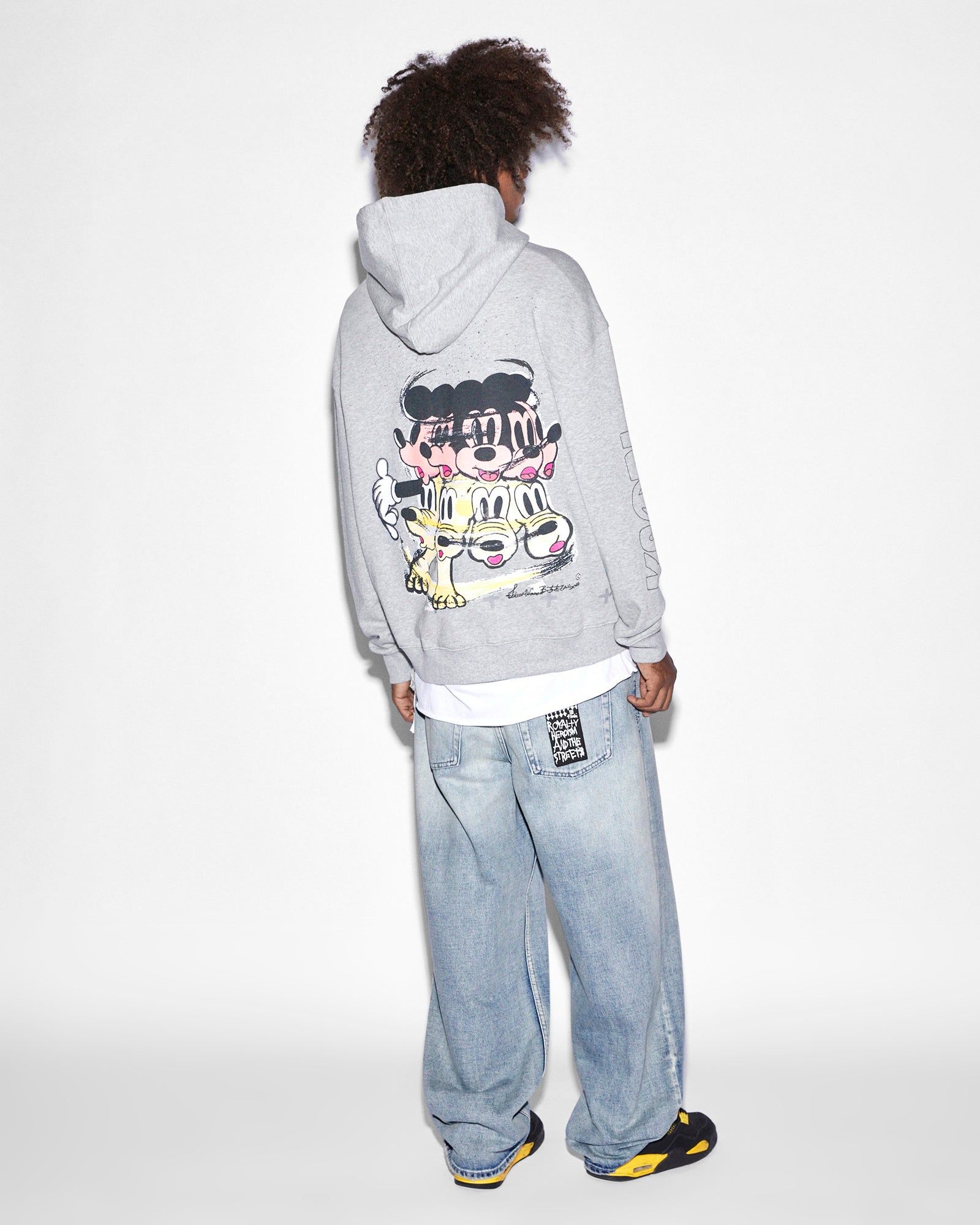 WASABI BIGGIE HOODIE GREY MARLE sold by Ksubi product image thumbnail 8
