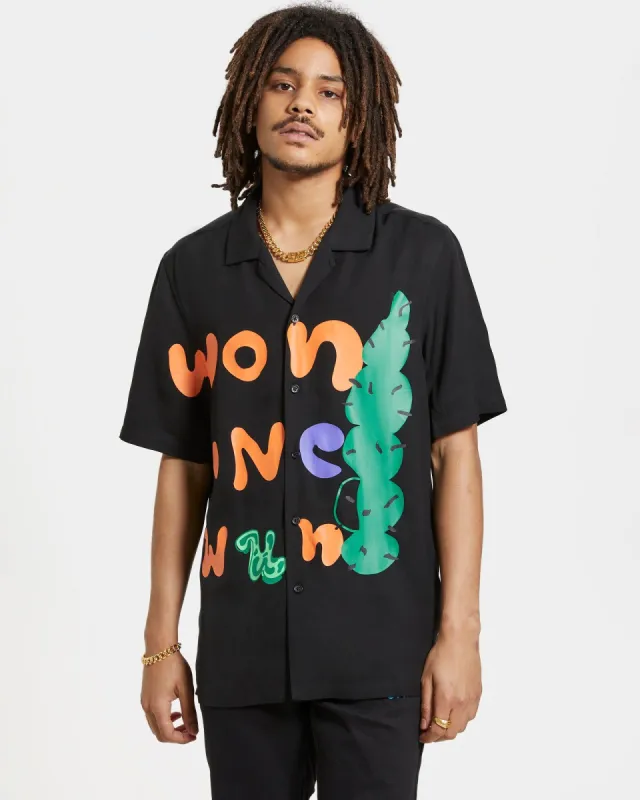 WON WUN SS SHIRT BLACK sold by Ksubi