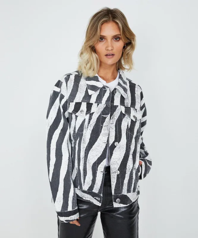 OVERSIZED JACKET WILD STATIC made by Ksubi