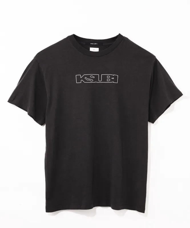 SIGN OF THE TIMES OG SS TEE BLACK FLASH sold by Ksubi