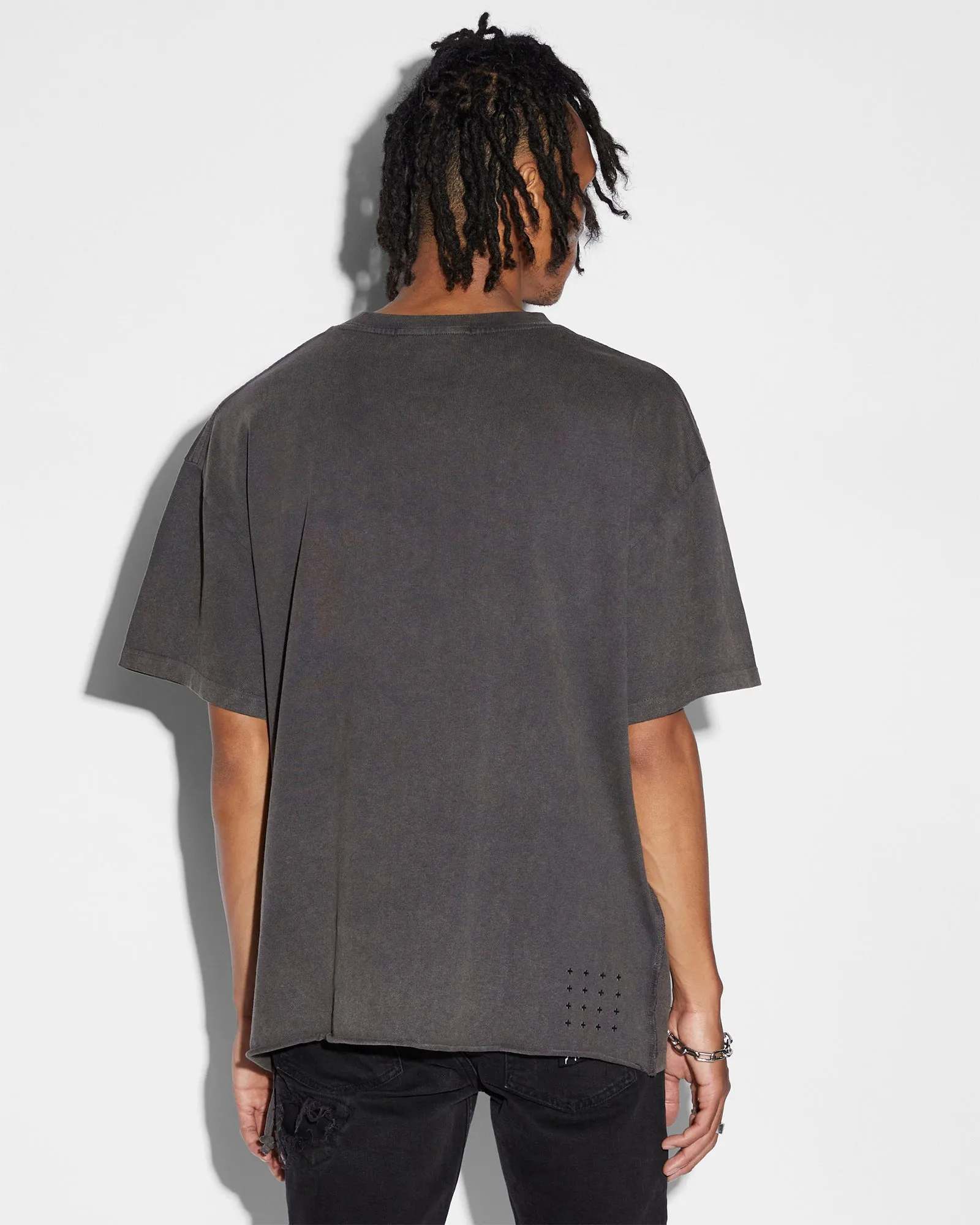 THE TIMES EKCESS SS TEE ACID BLACK sold by Ksubi product image thumbnail 3