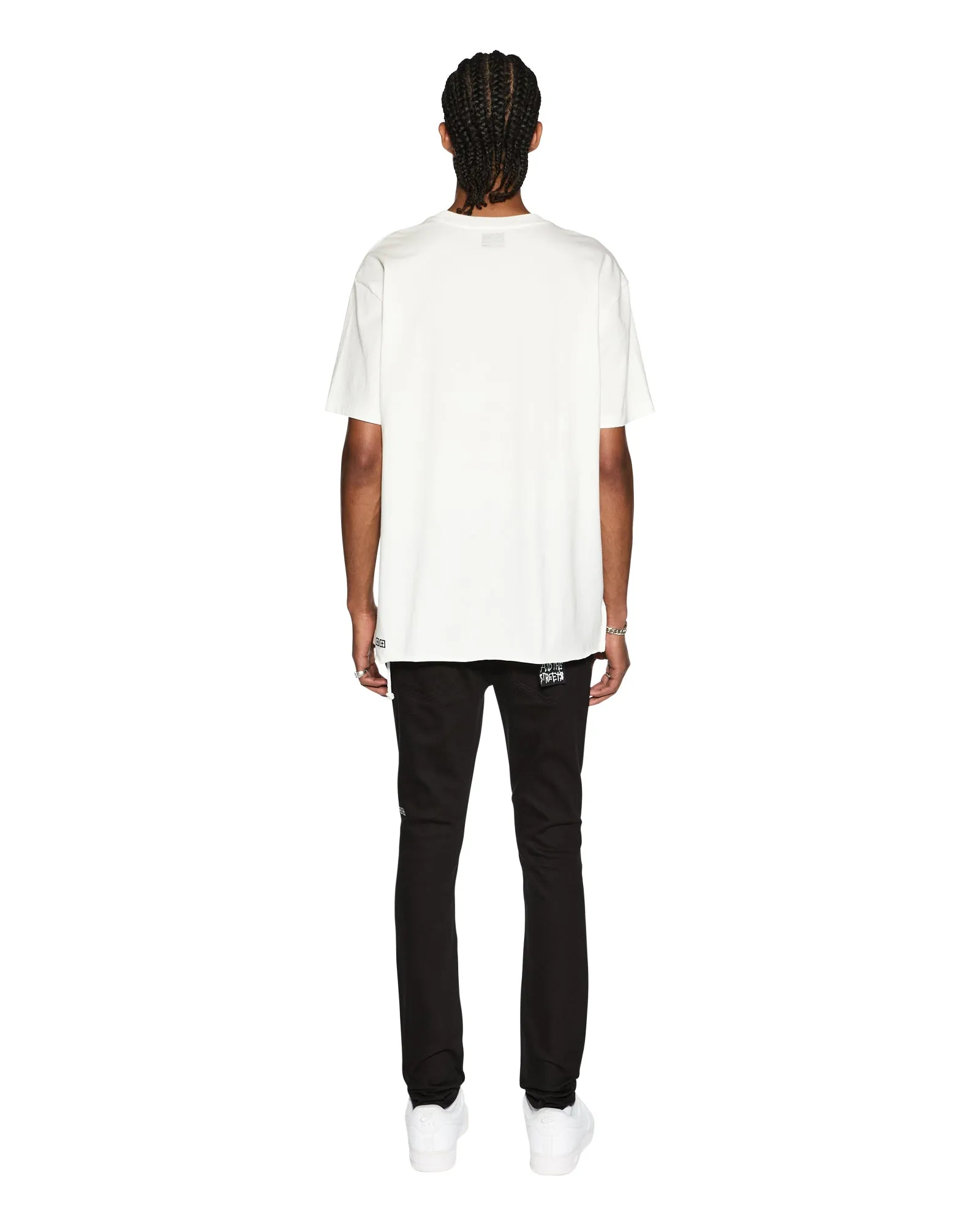 BIGGIE SS TEE WORN IN WHITE sold by Ksubi product image thumbnail 4