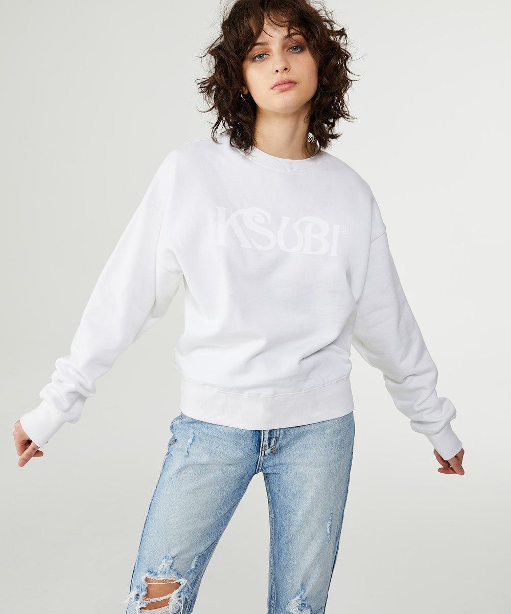 KSMILE CREW WHITE sold by Ksubi product image thumbnail 3