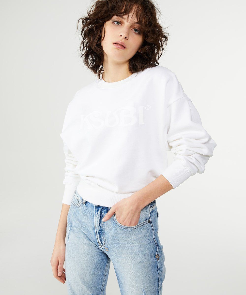 KSMILE CREW WHITE sold by Ksubi product image thumbnail 4