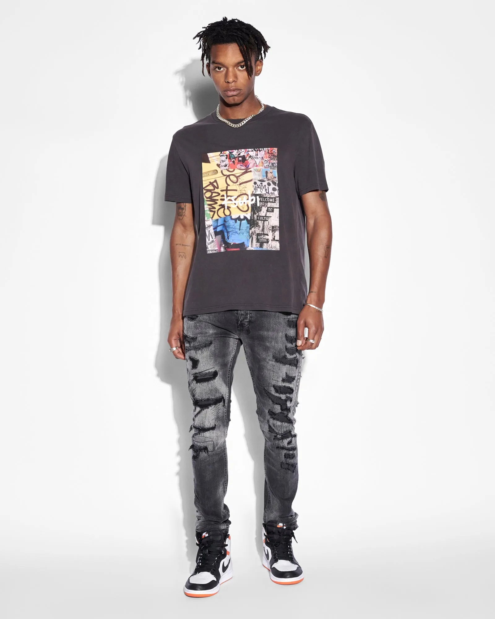 KULTURE KASH SS TEE FADED BLACK sold by Ksubi product image thumbnail 3