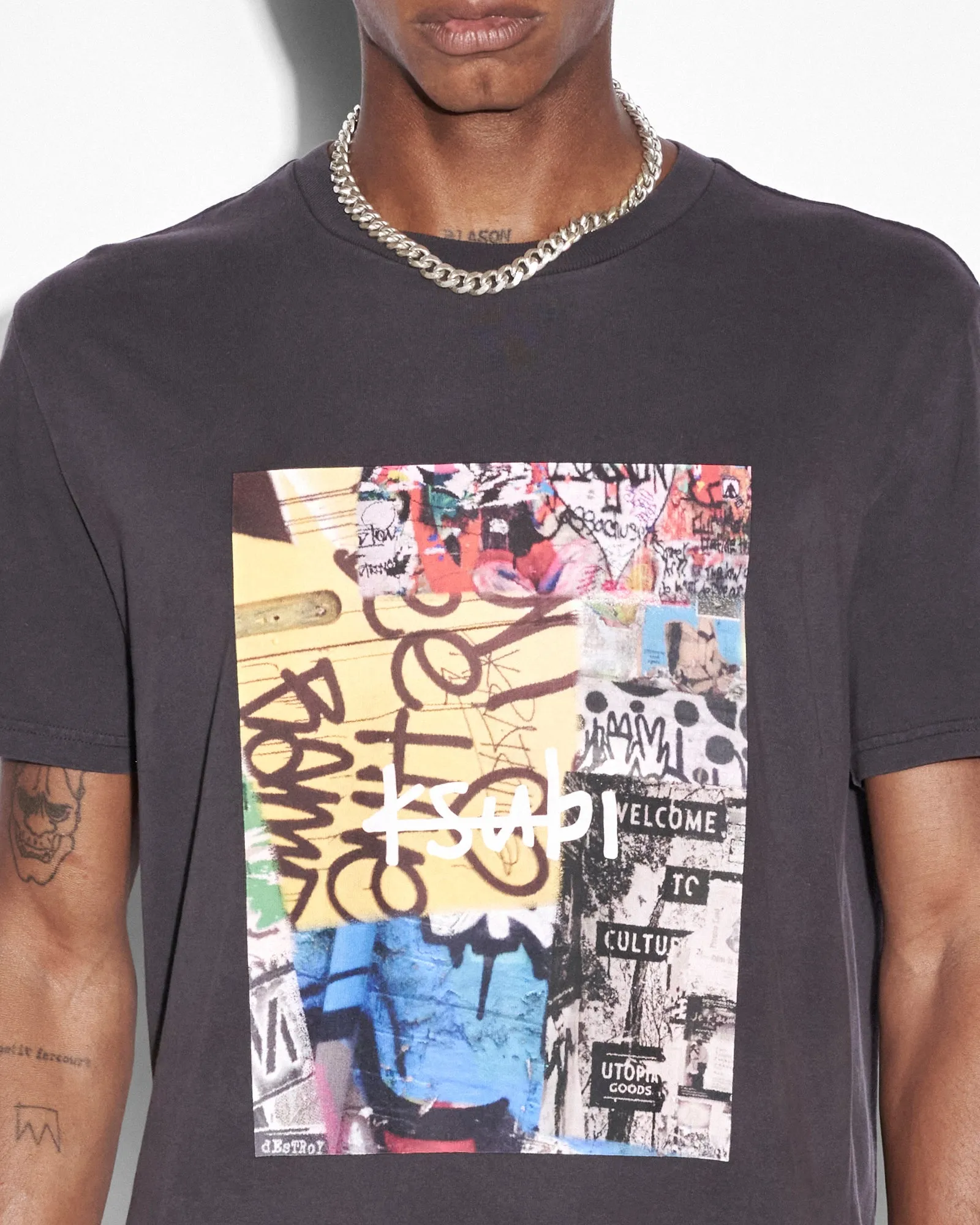 KULTURE KASH SS TEE FADED BLACK sold by Ksubi product image thumbnail 4