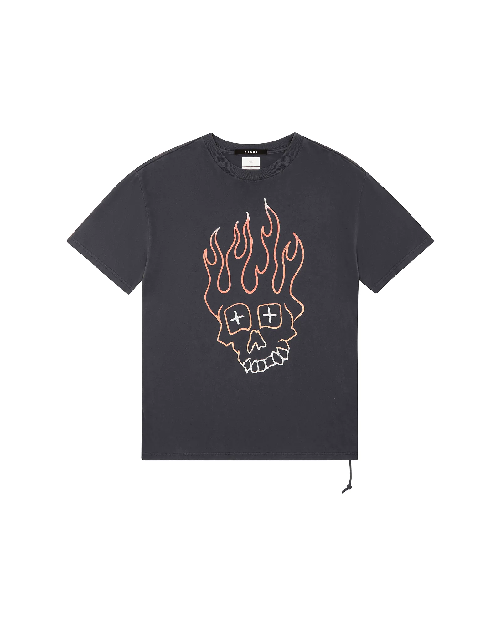 SKULL BIGGIE SS TEE FADED BLACK sold by Ksubi product image thumbnail 5