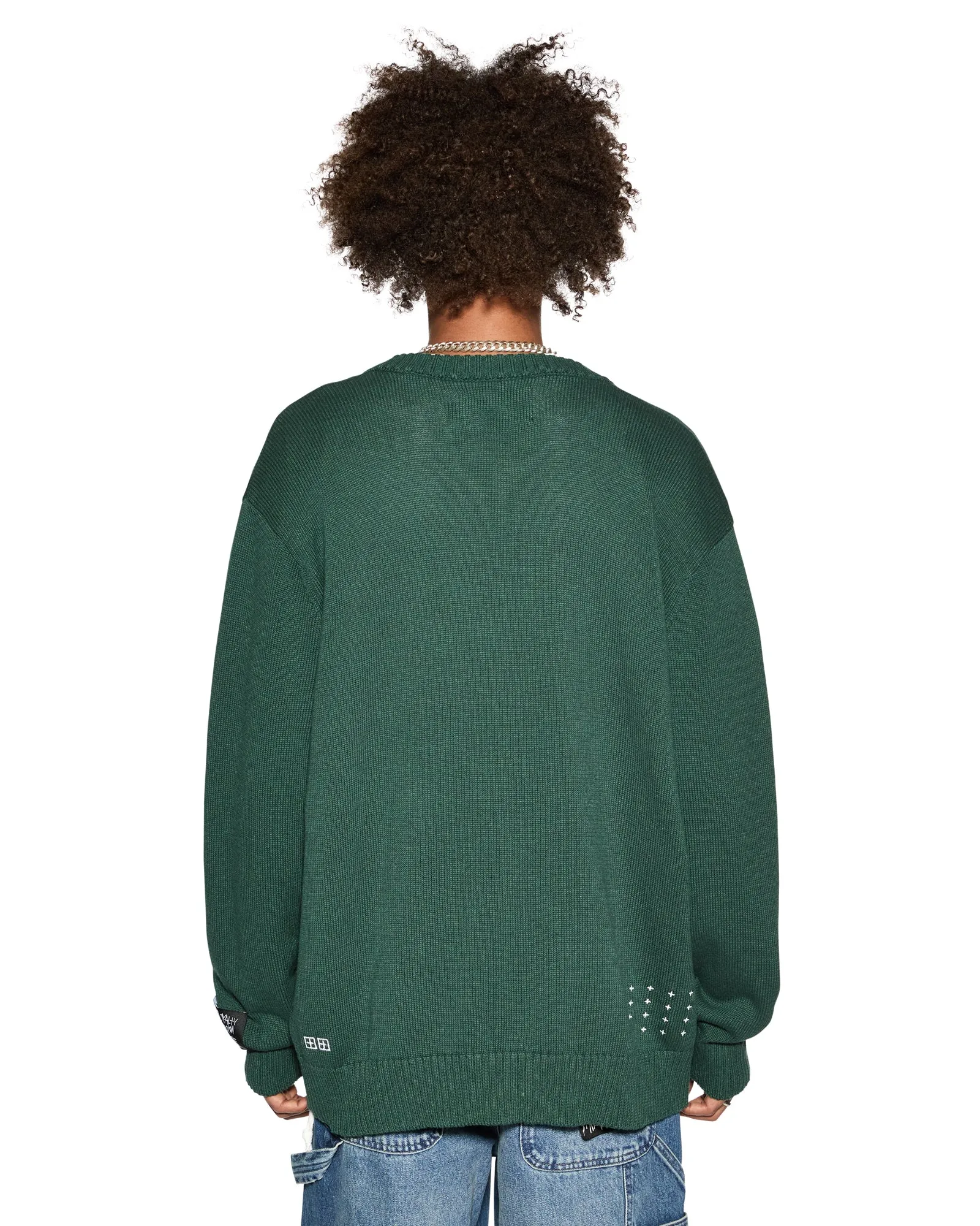 DUG OUT KNIT CARDIGAN MILITARY sold by Ksubi product image thumbnail 3