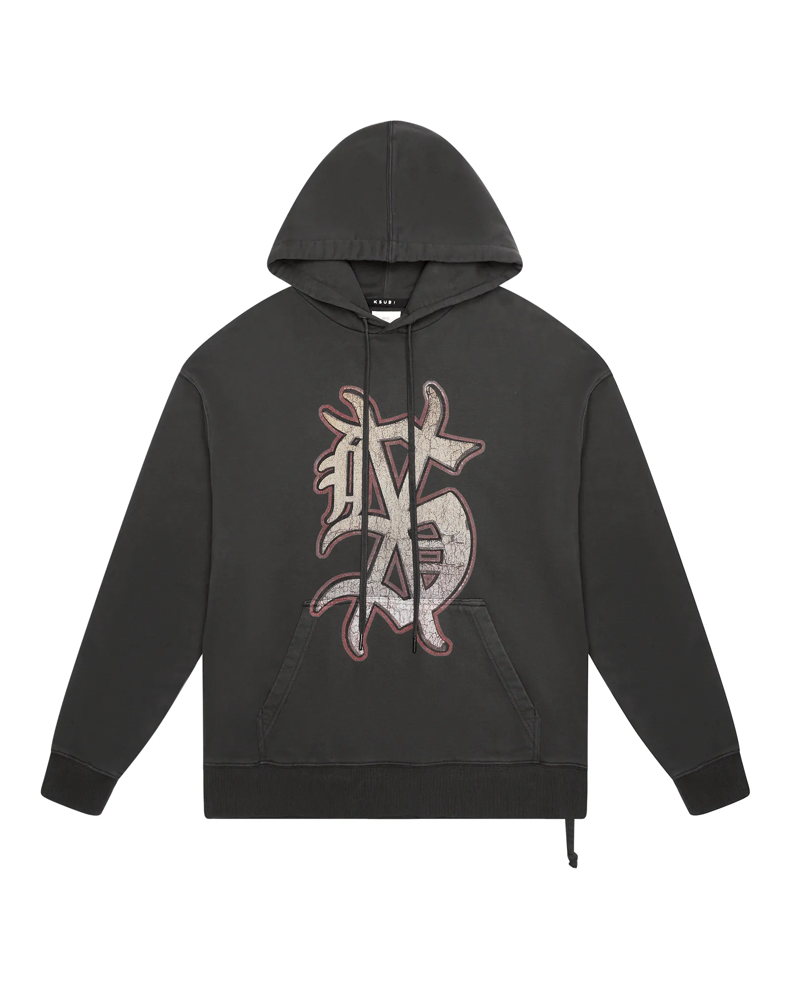 DUG OUT BIGGIE HOODIE FADED BLACK sold by Ksubi product image thumbnail 5