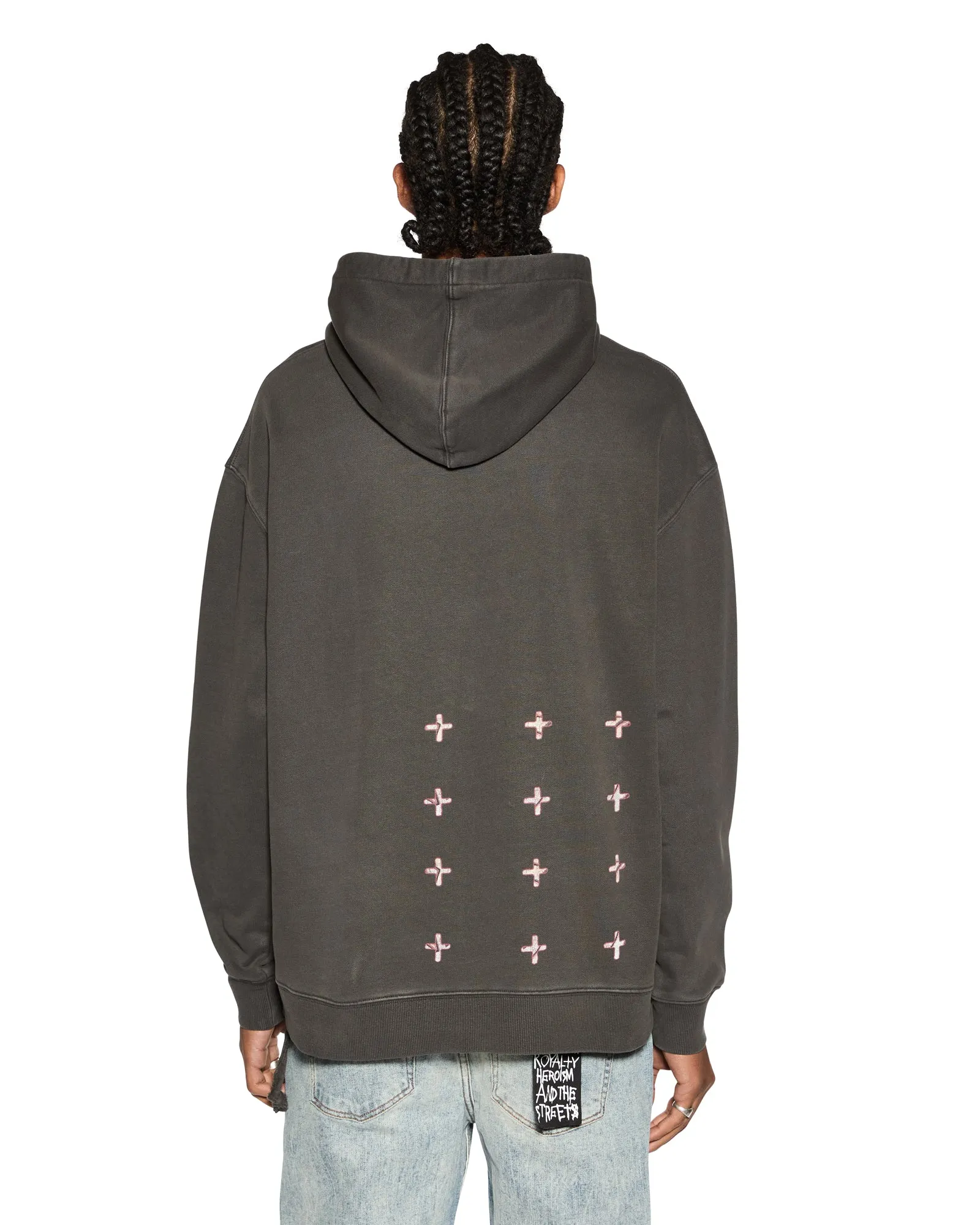 DUG OUT BIGGIE HOODIE FADED BLACK sold by Ksubi product image thumbnail 3