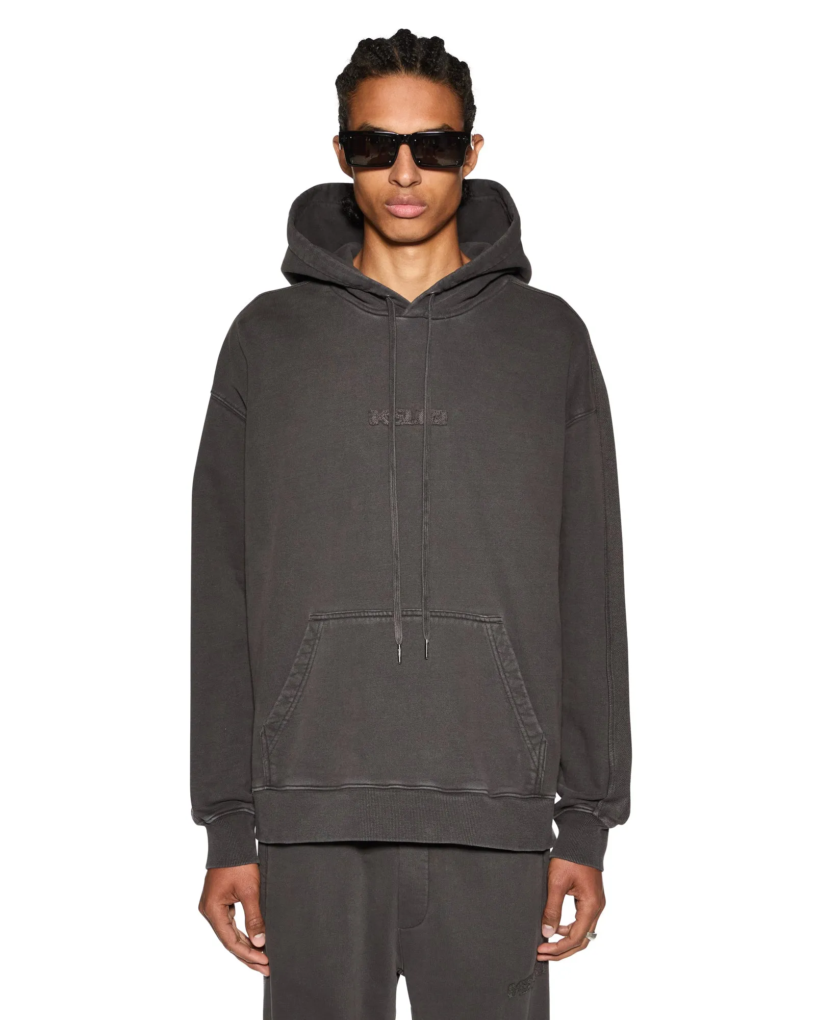 INVERTED BIGGIE HOODIE FADED BLACK sold by Ksubi