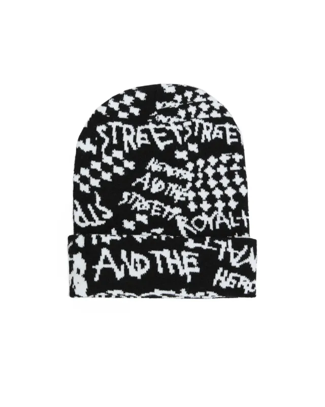 ROYALTY KASH BEANIE BLACK made by Ksubi