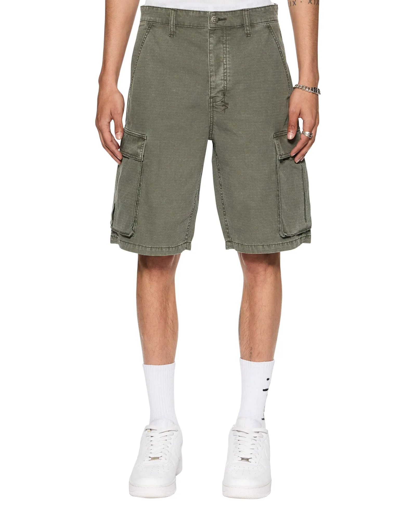 FUGITIVE CARGO SHORT FOREST sold by Ksubi