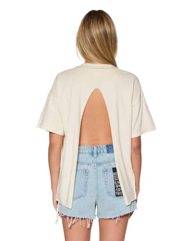 SKETCH OH G TEE SLICE ECRU sold by Ksubi