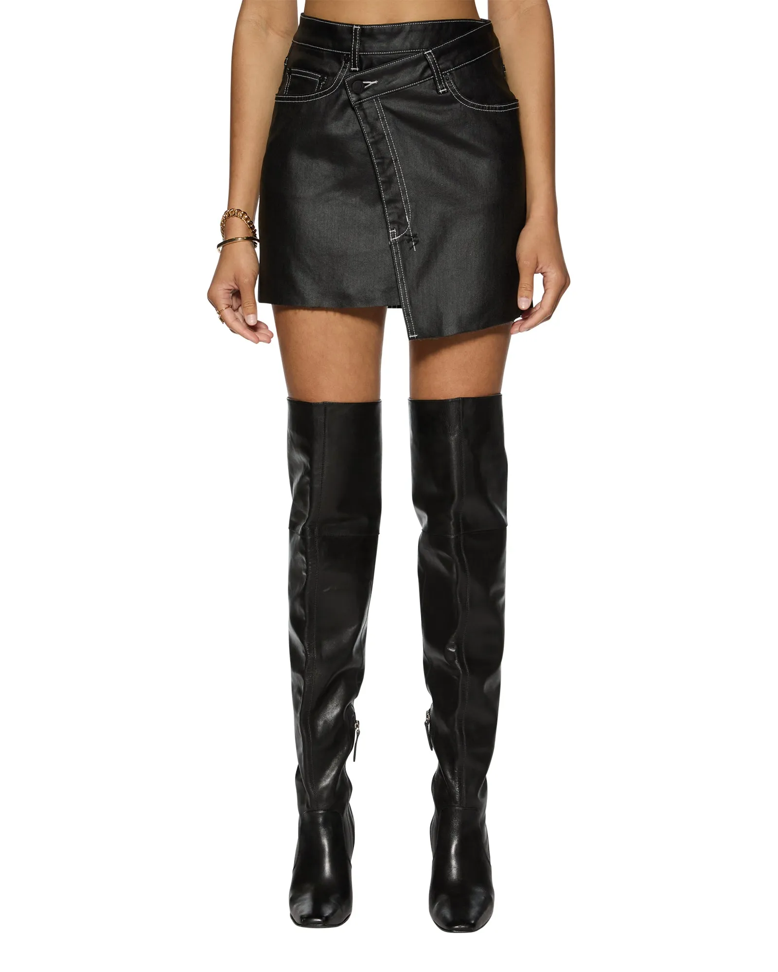 RAP SKIRT SLICKER sold by Ksubi