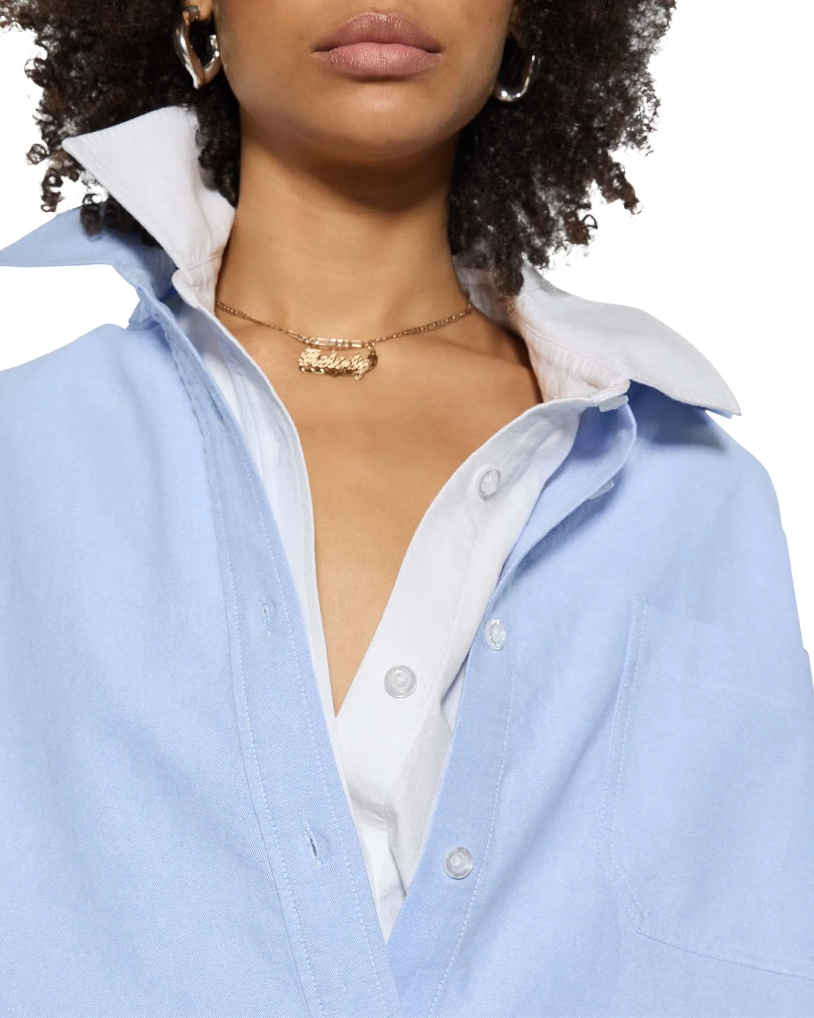 ASTRA LS SHIRT WHITE OXFORD sold by Ksubi product image thumbnail 4