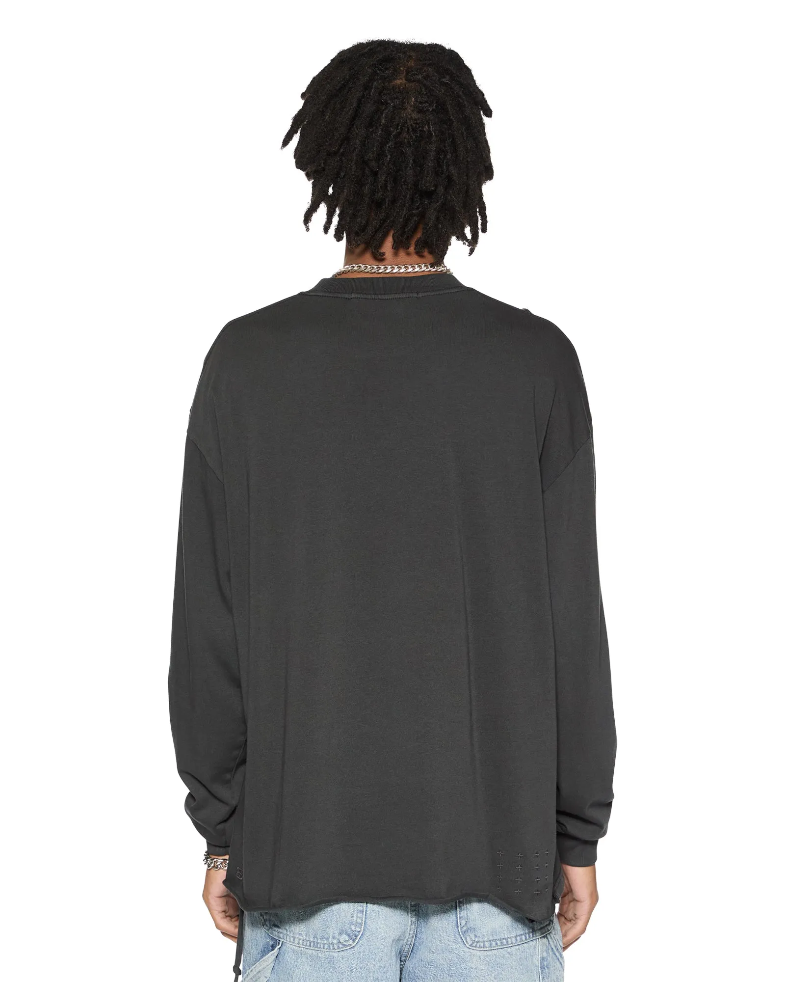 ELECTRIC EKCESS LS TEE OLD BLACK sold by Ksubi product image thumbnail 5