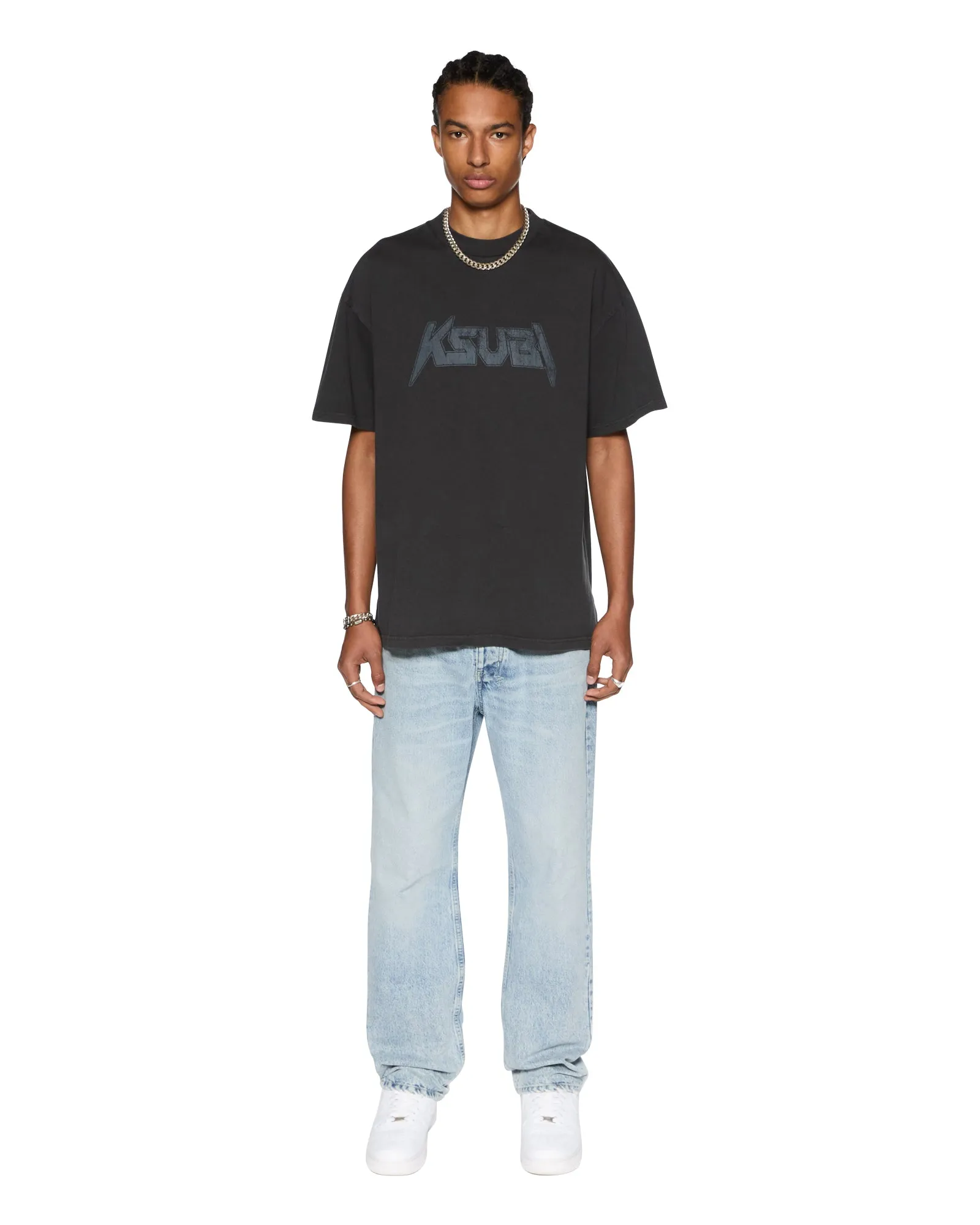 ELECTRIC EKCESS SS TEE OLD BLACK sold by Ksubi product image thumbnail 5