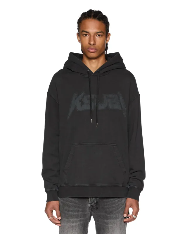 ELECTRIC BIGGIE HOODIE OLD BLACK sold by Ksubi