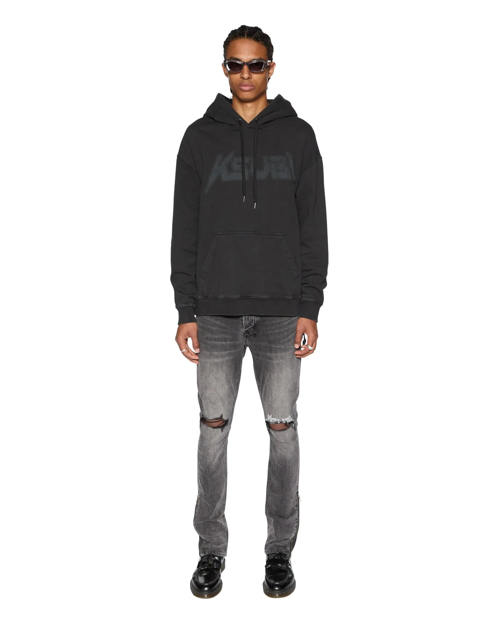 ELECTRIC BIGGIE HOODIE OLD BLACK sold by Ksubi product image thumbnail 5