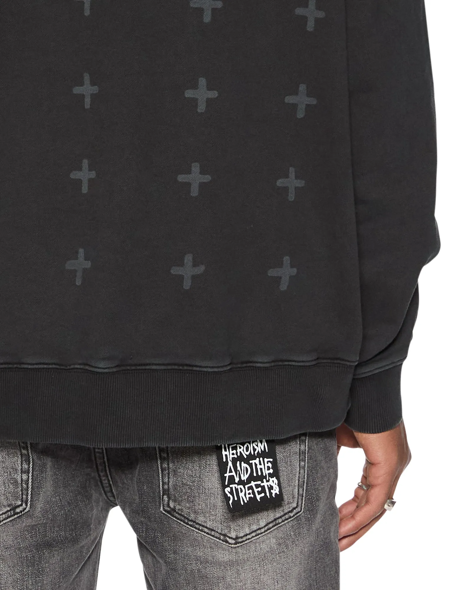 ELECTRIC BIGGIE HOODIE OLD BLACK sold by Ksubi product image thumbnail 4